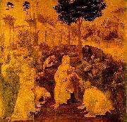 LEONARDO da Vinci The Adoration of the Magi oil painting on canvas
